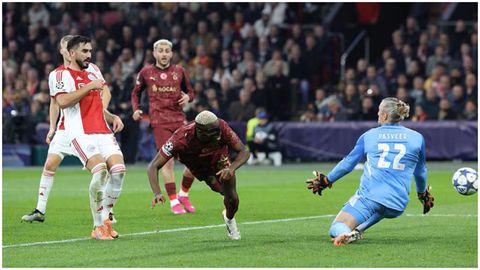 Osimhen's UCL Thunderstrike: Nigerian Star's Hat-trick Stuns Ajax, Rewrites History Books!