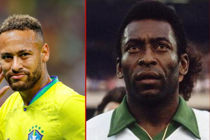 Neymar is closing in on Pele's brazilian goalscoring record