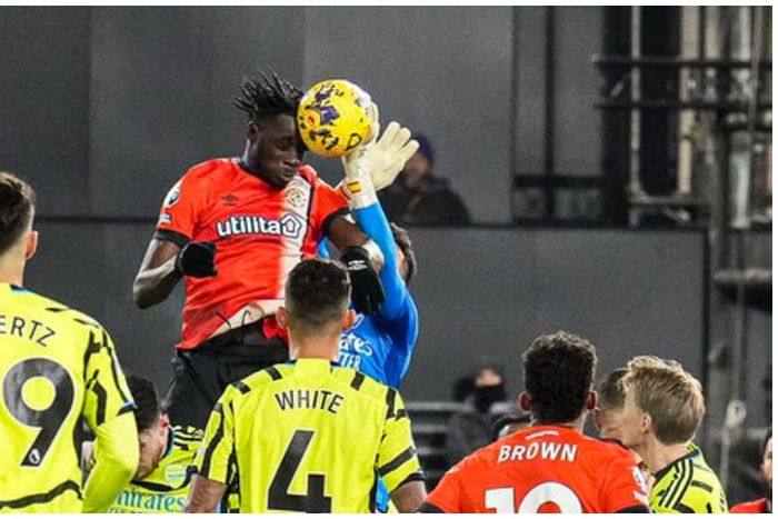 Adebayo's goal was not enough for the Hatters.