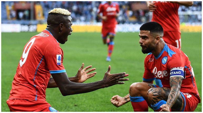 Osimhen and Insigne were fond of each other as teammates at Napoli.
