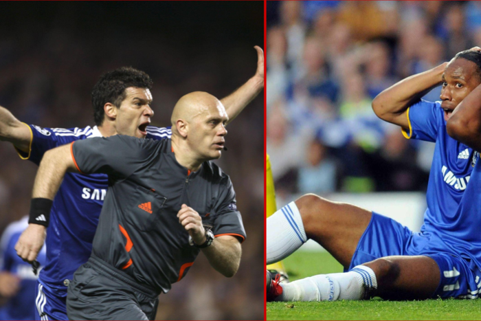 Tom Henning Ovrebo compelled angry reactions from Chelsea players during the UCL semi-final between Chelsea and Barcelona || Image credit: Imago