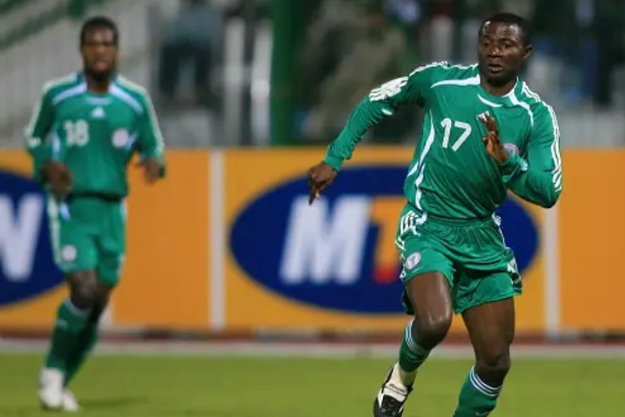 Julius Aghahowa scored 14 goals in 32 matches for the Super Eagles