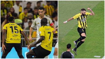 Al-Ittihad vs Al Nassr: Heartbreak for Ronaldo as Benzema, Bergwijn lift champions in heated clash