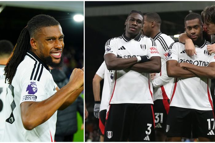 Super Eagles' Alex Iwobi and his Fulham teammates after the game against Brighton.