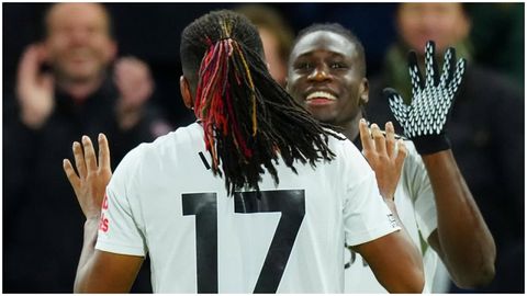 Super Eagles Shoutout: Bassey sends two-word message to brother Iwobi after PL heroics