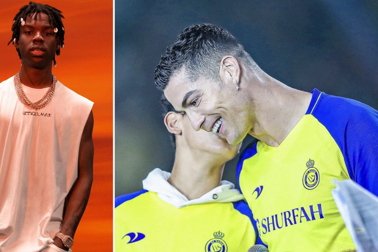 Nigerian music star Rema reacts after Cristiano Ronaldo's fans vibe to 'Calm Down' before Al-Nassr win