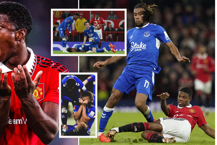 'Check on Iwobi' - Tyrell Malacia's comes under fire over Instagram post following United win against Everton in FA Cup