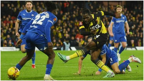 [Watch]: 24-year-old Dele-Bashiru nets wonder goal to fire Watford to special FA Cup win