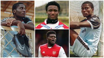 [Watch]: Nigerians gush over 19-year-old 'new Mikel-Partey', alert Arsenal and Man United over TikTok video