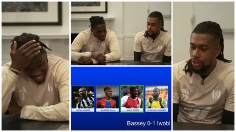 [Watch]: Alex Iwobi outsmarts Super Eagles mate Bassey in PL quiz on African players