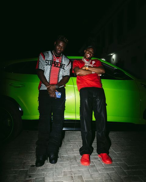 Super Eagles stars Osimhen and Boniface go at each other over new Lamborghini.