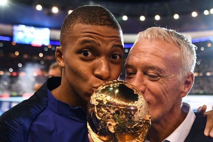 Kylian Mbappe and Didier Deschamps | TheScore