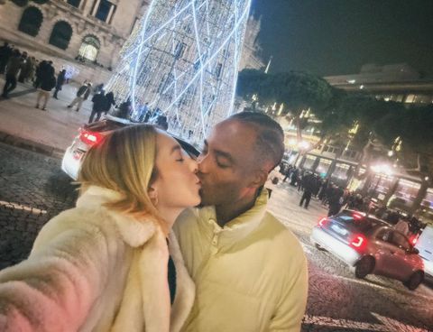 Bruno Onyemaechi and his beautiful girlfriend Ines Fontes