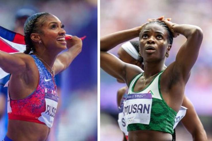 Masai Russell to invade Tobi Amusan's territory after winning Olympic gold in Paris
