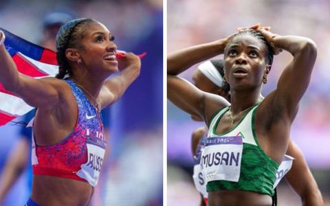 Masai Russell to invade Tobi Amusan's territory after winning Olympic gold in Paris