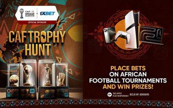 CAF Trophy Hunt: Win Samsung Galaxy Z Fold7, Xbox Series X, Apple iPad Air and other prizes in 1xBet promo!