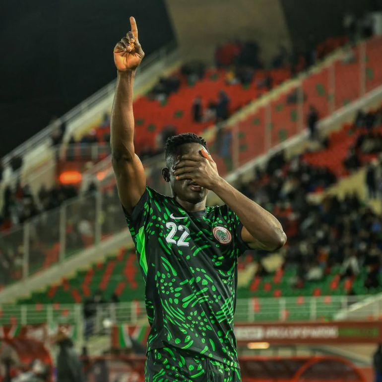Akor Adams has earned his place in the Super Eagles starting XI.