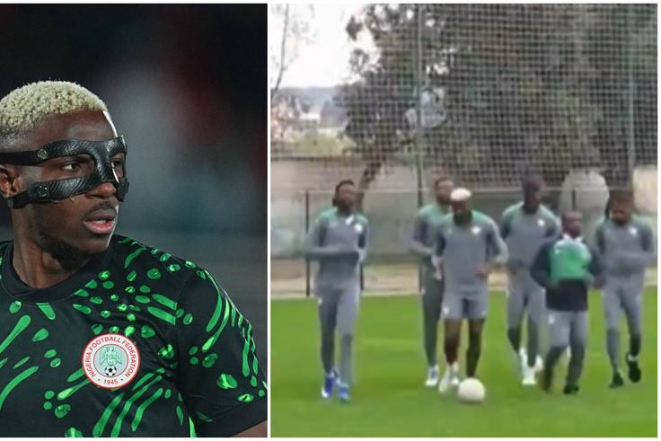 Confirmed: Victor Osimhen stays with Super Eagles, trains amid AFCON 2025 drama