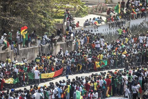 Ecstatic crowds greet victorious Senegal on Cup of Nations return