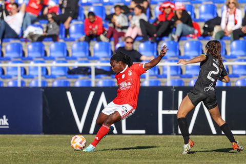 Watch Christy Ucheibe's defence-splitting assist in Benfica's 9-0 win over Albergaria