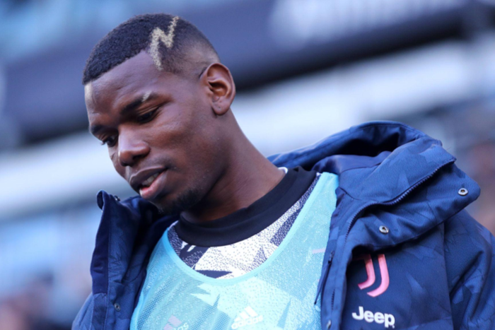 Paul Pogba back training following long spell out injured.