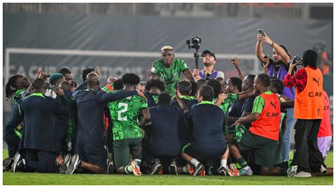 Africa's best shouldn't run like he sells gala - Osimhen, Eagles stars praised for restored pride at AFCON