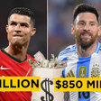 Almost a BILLIONAIRE! Cristiano Ronaldo reportedly surpasses Lionel Messi’s Net Worth in 2025