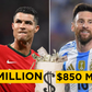Almost a BILLIONAIRE! Cristiano Ronaldo reportedly surpasses Lionel Messi’s Net Worth in 2025