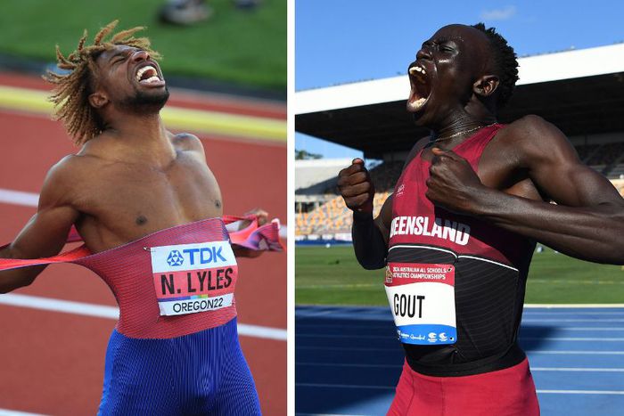 Noah Lyles and Gout Gout