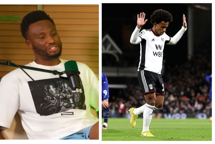 Mikel Obi reacts to Willian’s return