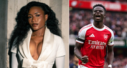 "My Name Is..." - Bukayo Saka's beautiful fiancée corrects fans on name spelling mix-up