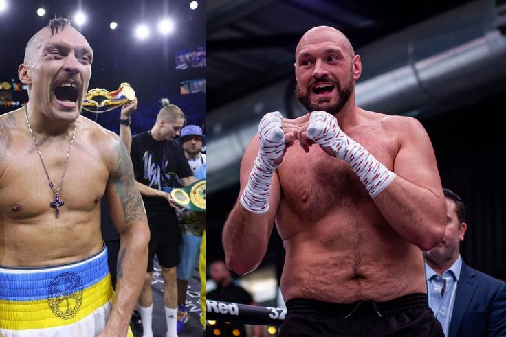 Oleksandr Usyk targets Tyson Fury's big belly