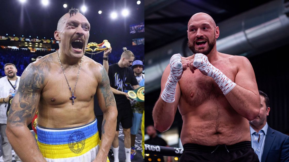 Oleksandr Usyk targets Tyson Fury's big belly