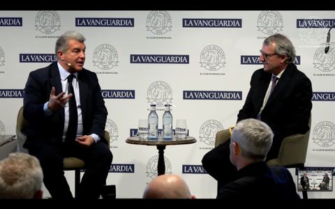 Laporta at the Circulo Ecuestre colloquium