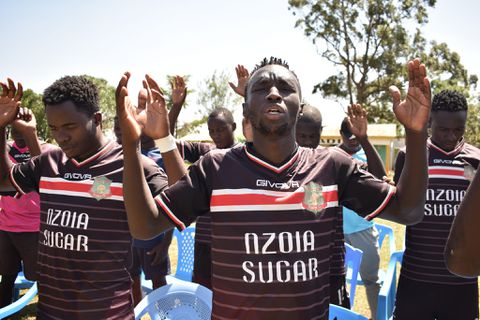 Nzoia Sugar hold prayers to aid their title quest as second round beckons