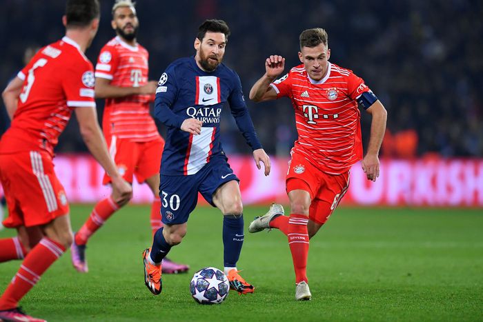 Lionel Messi against Bayern Munich