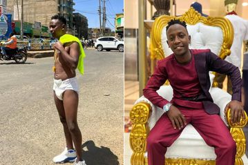 Kenyan comedian roams unclad on streets after Manchester United's loss to Liverpool