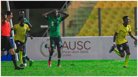 African Games: Uninspiring Nigeria Flying Eagles down by late Uganda stunner