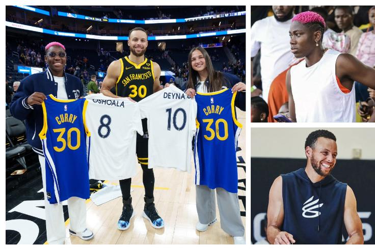 Asisat Oshoala links up with NBA GOAT