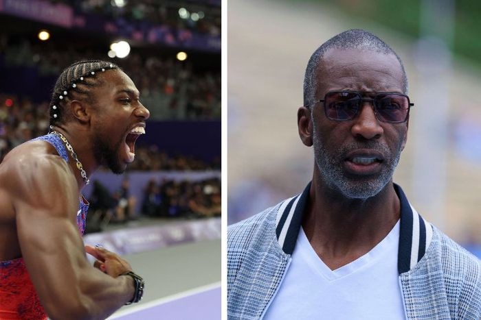 Michael Johnson and Noah Lyles