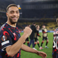 Cyriel Dessers celebrates his goal against Fenerbahce.