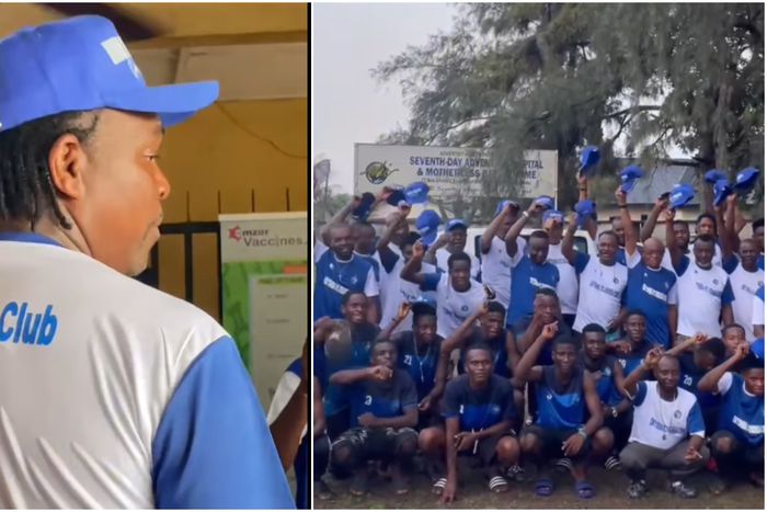 Nwankwo Kanu and his Enyimba give back to the society.