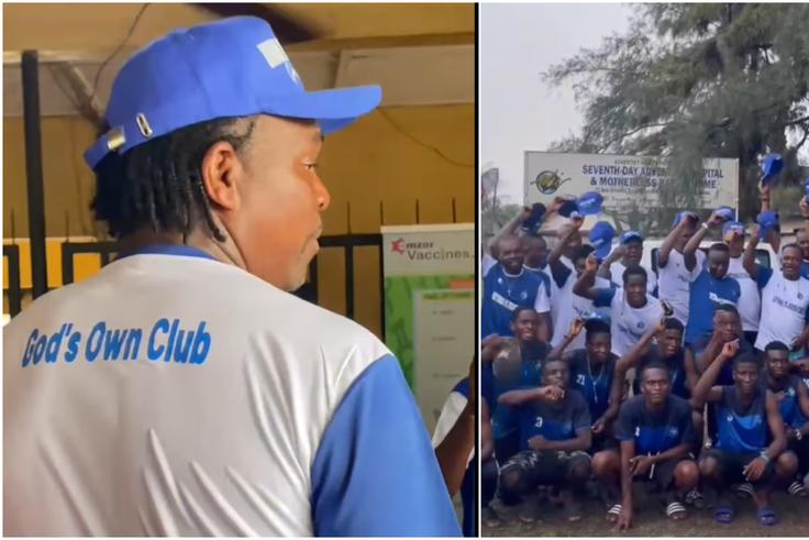 Nwankwo Kanu and his Enyimba give back to the society.