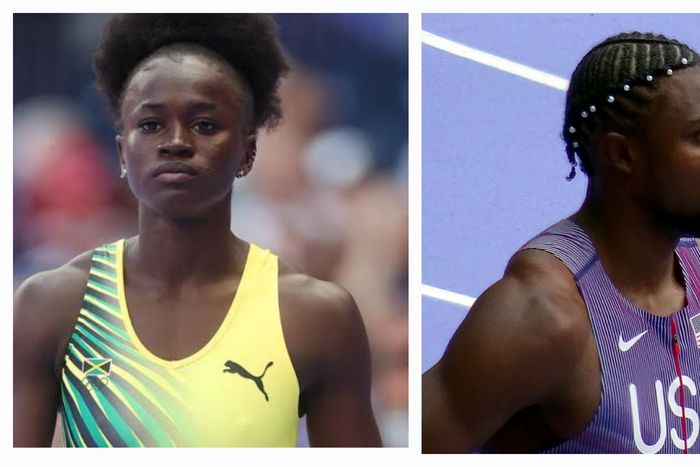 Pulse Sports Kenya. Junelle Bromfield. Noah Lyles fiancé. Noah Lyles Jamaican girlfriend