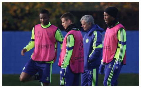 'I want to thank my boys' - Mourinho hails Drogba and Mikel Obi for supporting him