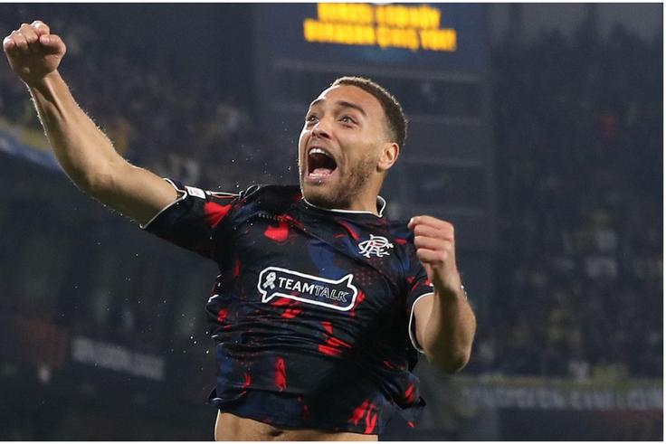 Cyriel Dessers of Rangers after his Fenerbahce.