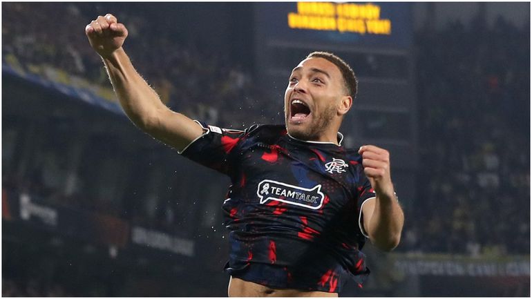 Cyriel Dessers of Rangers after his Fenerbahce.