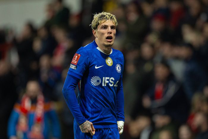 Garnacho in action for Chelsea|| Imago