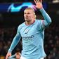 Manchester City's Erling Haaland celebrating a goal.