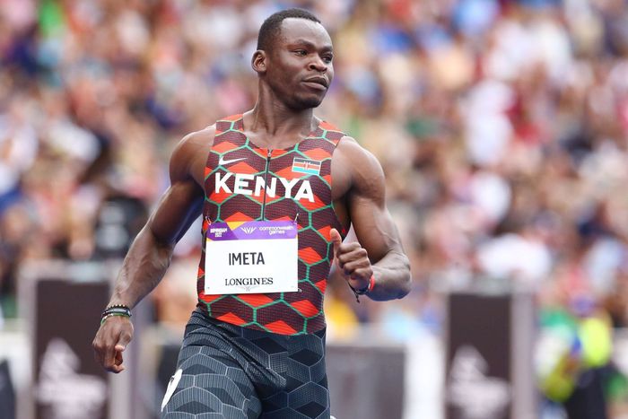 Samwel Imeta in action at a past race